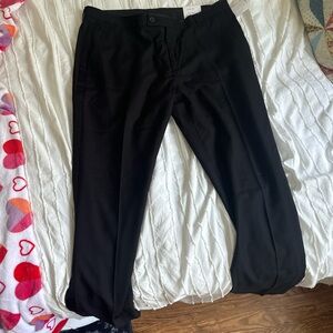 Men Paisley and Gray Black trousers with pocket